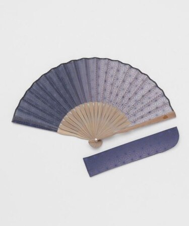 【カヤ】紋様扇子