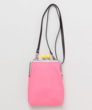 【カヤ】淡色水引がま口ショルダーバッグ