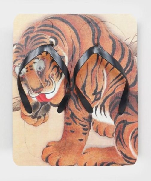 【カヤ】浮世絵足袋型ビーチサンダル(27-28cm )