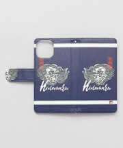 【カヤ】[iPhone13/14/15]スマホ手帳包み