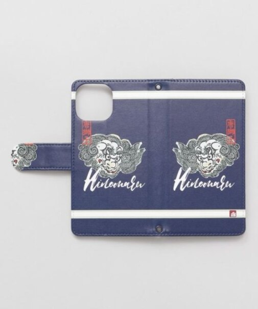 【カヤ】[iPhone13/14/15]スマホ手帳包み