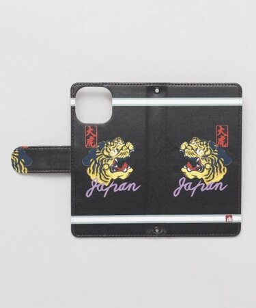 【カヤ】[iPhone13/14/15]スマホ手帳包み