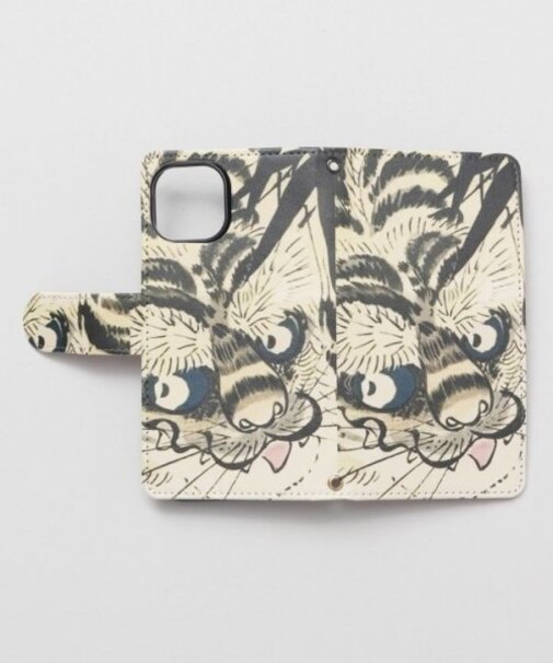 【カヤ】[iPhone13/14/15]スマホ手帳包み