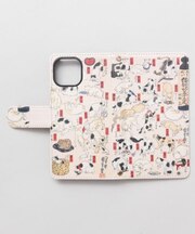 【カヤ】[iPhone13/14/15]スマホ手帳包み