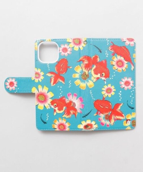 【カヤ】[iPhone13/14/15]スマホ手帳包み