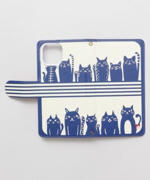 【カヤ】[iPhone13/14/15]スマホ手帳包み