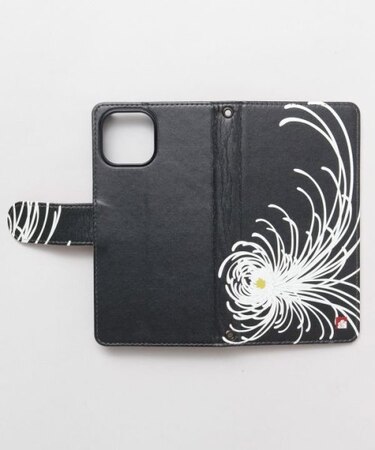 【カヤ】[iPhone13/14/15]スマホ手帳包み