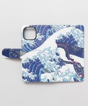 【カヤ】[iPhone13/14/15]スマホ手帳包み