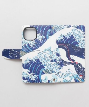 【カヤ】[iPhone13/14/15]スマホ手帳包み