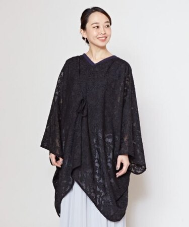 【カヤ】透かし花トップス