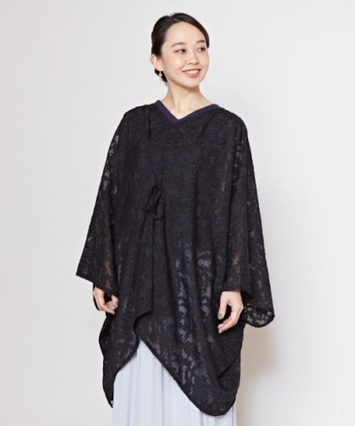 【カヤ】透かし花トップス