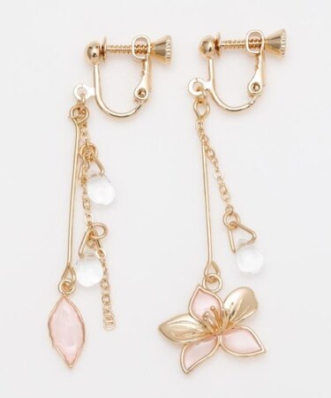 【カヤ】花冥利イヤリング