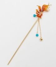 【カヤ】金魚ひらりかんざし