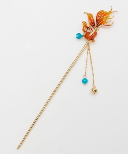 【カヤ】金魚ひらりかんざし