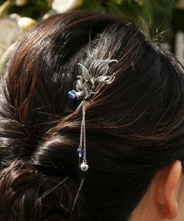 【カヤ】金魚ひらりかんざし