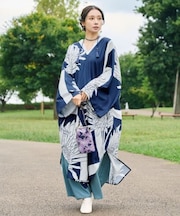 【カヤ】花影ワンピース