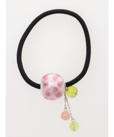 【カヤ】彩りほたる玉ヘアゴム