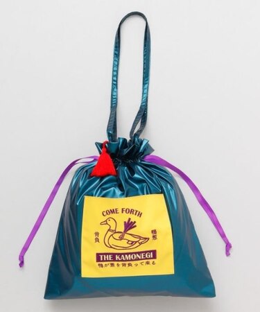 【カヤ】ことわざ巾着バッグ
