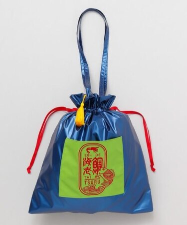 【カヤ】ことわざ巾着バッグ