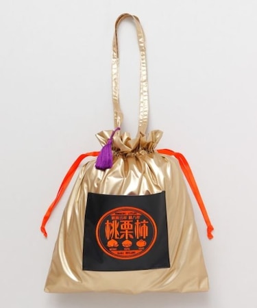 【カヤ】ことわざ巾着バッグ