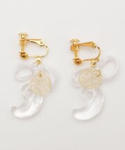 【カヤ】勾玉結びイヤリング