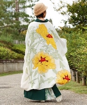 【カヤ】【UVカット加工】華めき羽織