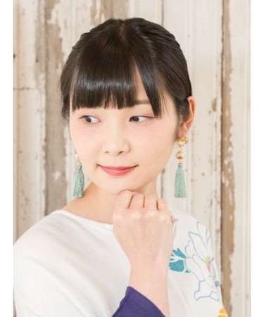 【カヤ】桔梗和玉ピアス