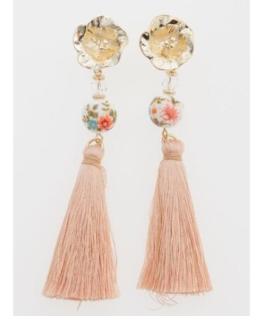 【カヤ】桔梗和玉ピアス