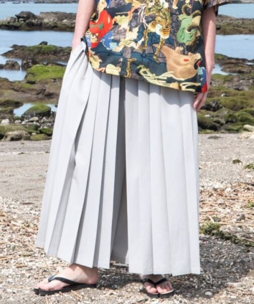 【カヤ】夜趣 袴ならいメンズパンツ