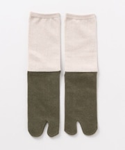 【カヤ】【麻混】合わせ足袋（23-25cm）