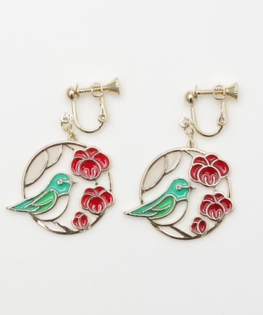 【カヤ】四季絵イヤリング