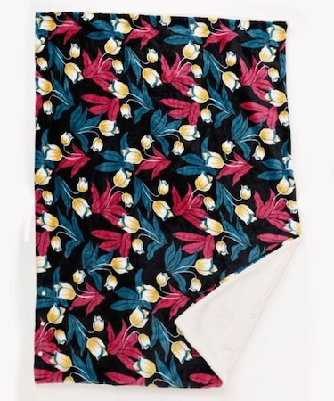 【カヤ】ぬくいボア掛け座布団 ブランケット