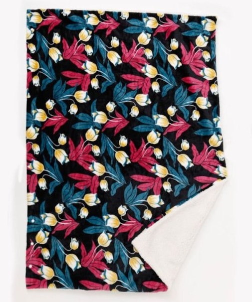 【カヤ】ぬくいボア掛け座布団 ブランケット