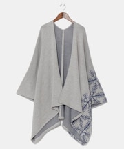【カヤ】紋色ニット羽織