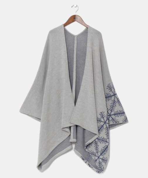 【カヤ】紋色ニット羽織