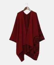 【カヤ】紋色ニット羽織