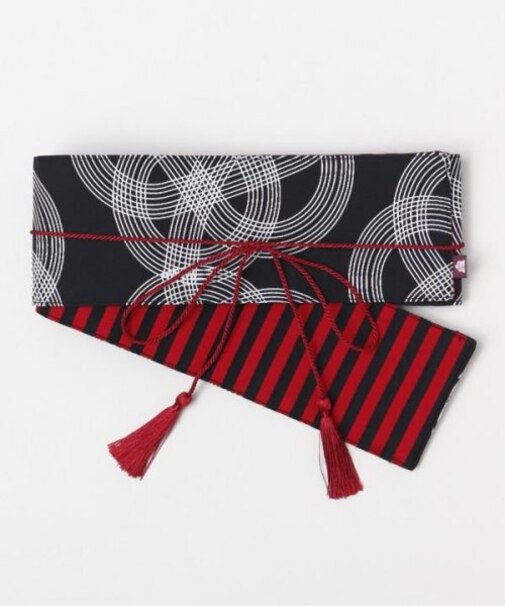 【カヤ】文様帯ベルト《リバーシブル》