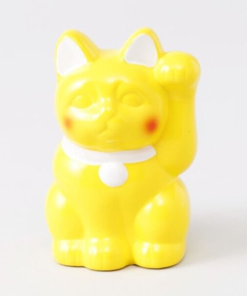 【カヤ】彩りほっぺ招き猫　３号