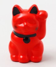 【カヤ】彩りほっぺ招き猫　３号