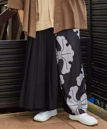 【カヤ】紋どりメンズパンツ