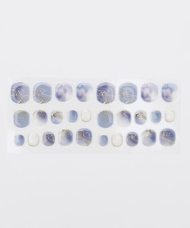 【カヤ】にじみ淡色ネイルシール