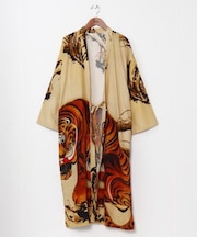 【カヤ】【UVカット加工】着る、NIPPON ART 倭の絵メンズ羽織