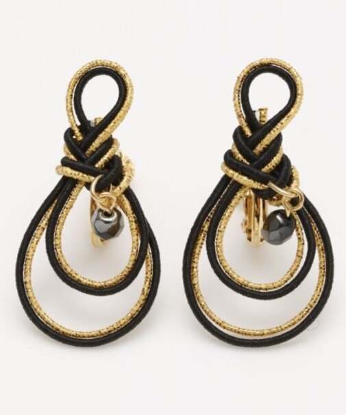 【カヤ】冥加（みょうが）結びイヤリング