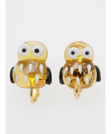 【カヤ】ガラス守りイヤリング