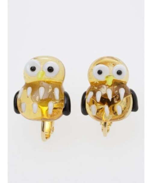 【カヤ】ガラス守りイヤリング