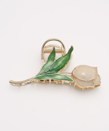 【カヤ】チューリップ咲きヘアクリップ