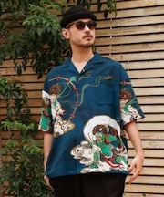 【カヤ】着る、NIPPON ART 倭の絵シャツLサイズ