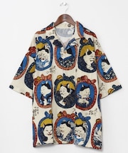 【カヤ】着る、NIPPON ART 倭の絵シャツＬサイズ