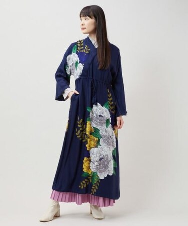 【カヤ】花柳ならいワンピース