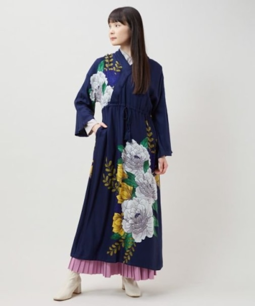 【カヤ】花柳ならいワンピース